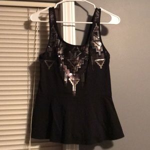 Peplum tank brand new with no tag